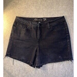 Seven Weekend Shorts Size 12 Black Cutoff RN109890